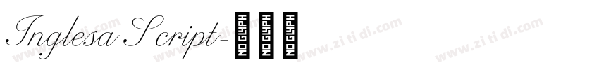 Inglesa Script字体转换 Inglesa Script字体转换